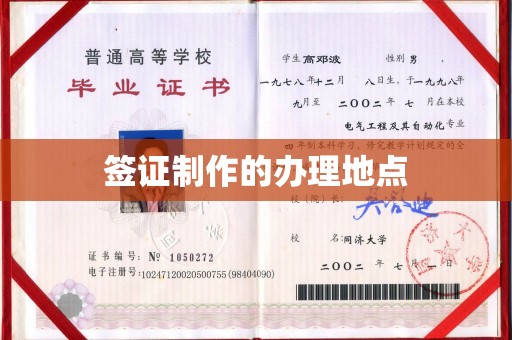淅川签证制作的办理地点