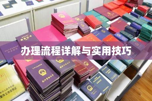 淅川办理流程详解与实用技巧