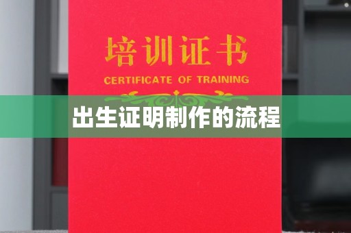 淅川出生证明制作的流程