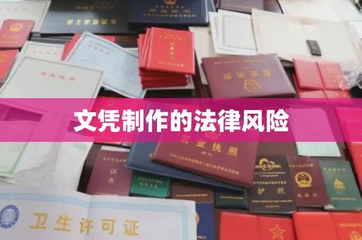 淅川文凭制作的法律风险